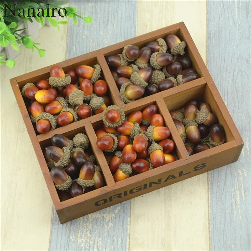 20pcs 3cm Mini Acorns