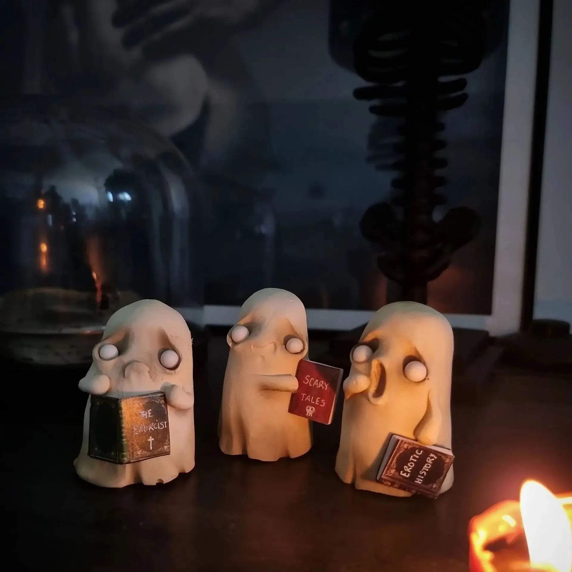 Spooky Bookish Ghost Decor