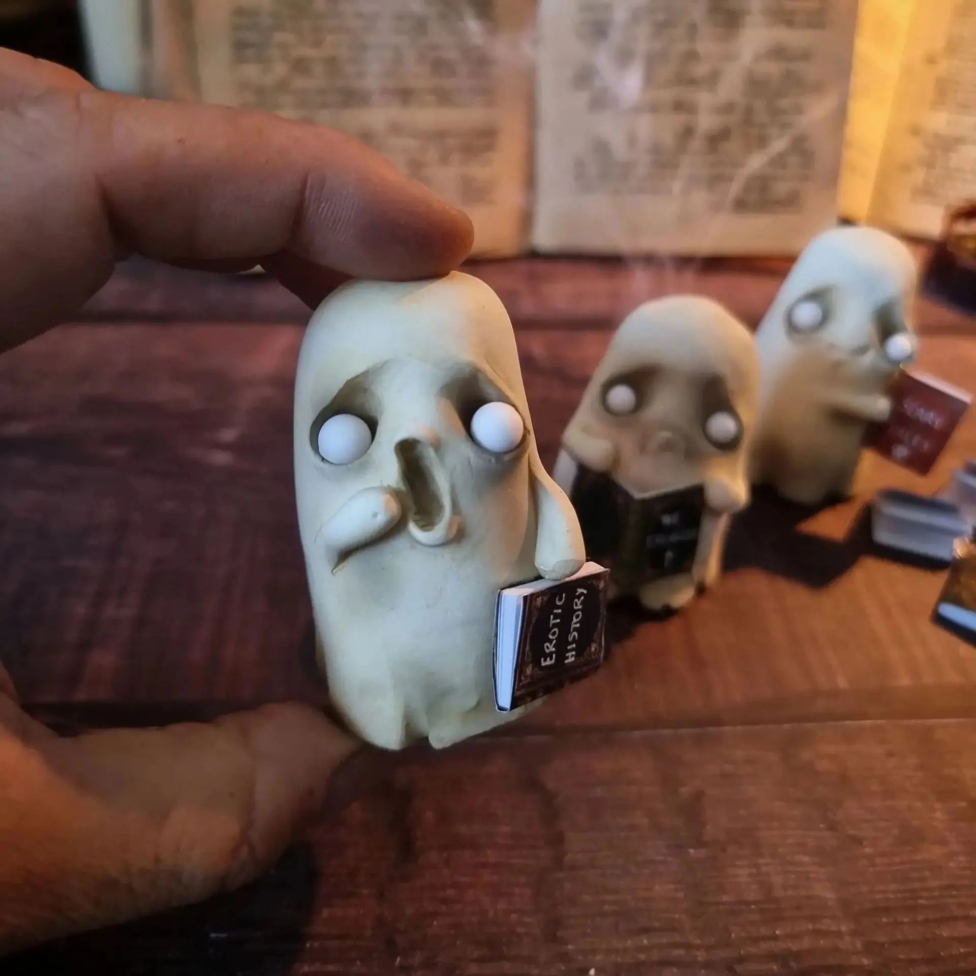 Spooky Bookish Ghost Decor