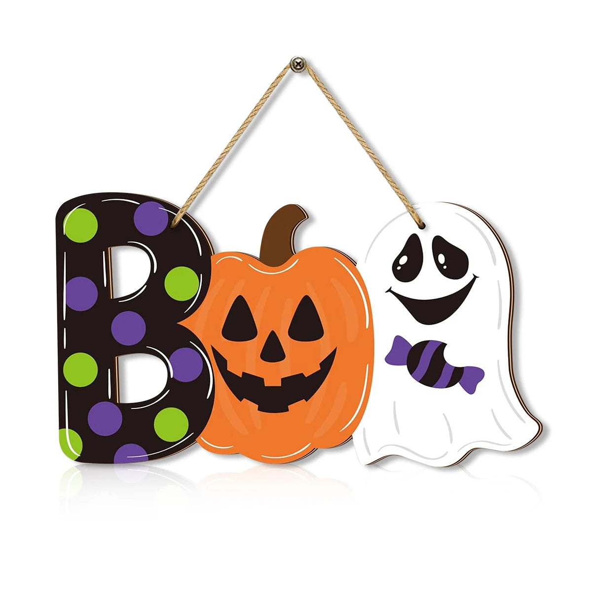 Halloween Wooden "Boo" Wall Decor