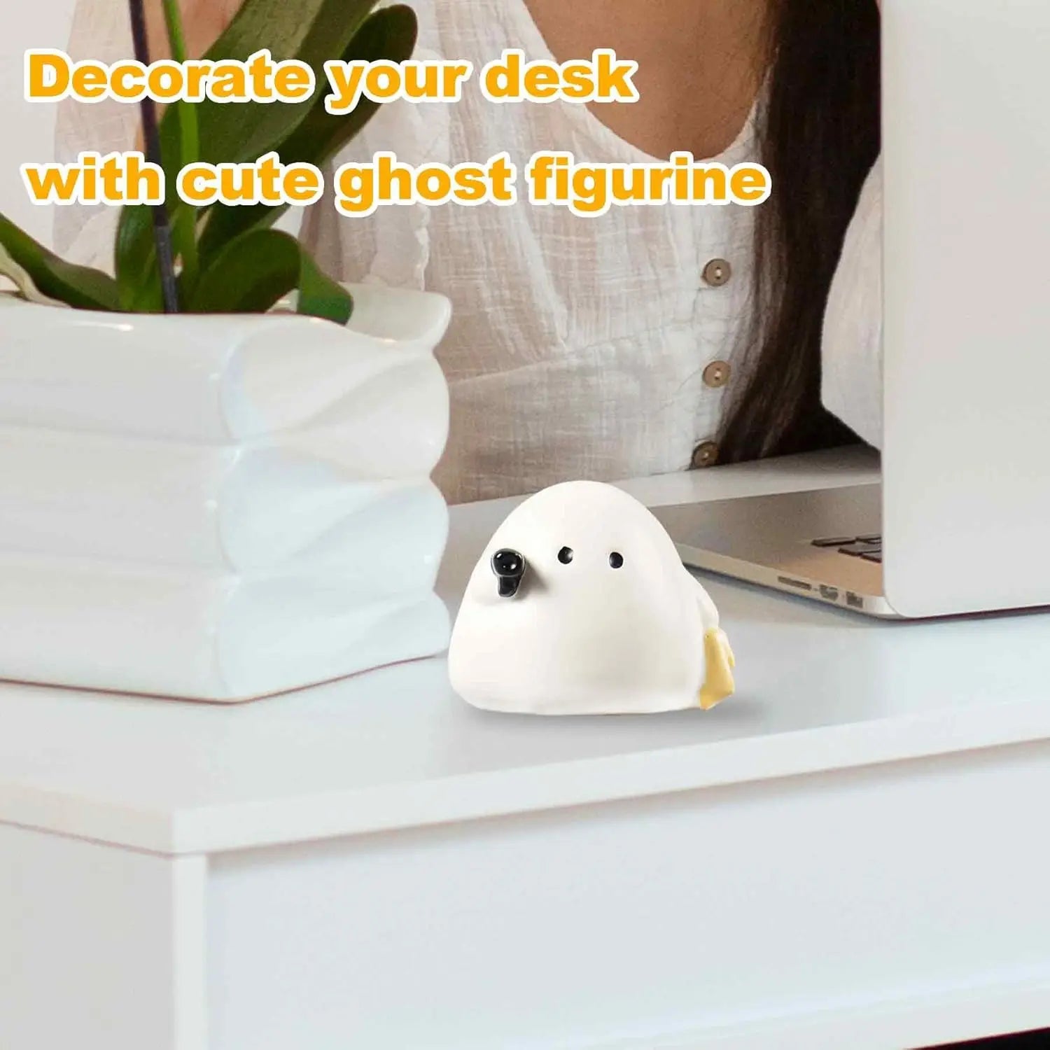 1 PCS Cute Halloween Ghost Figurine