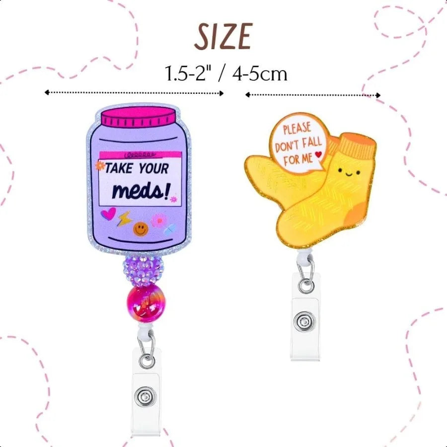 “Don’t Fall for Me” Retractable Badge Reel Holder