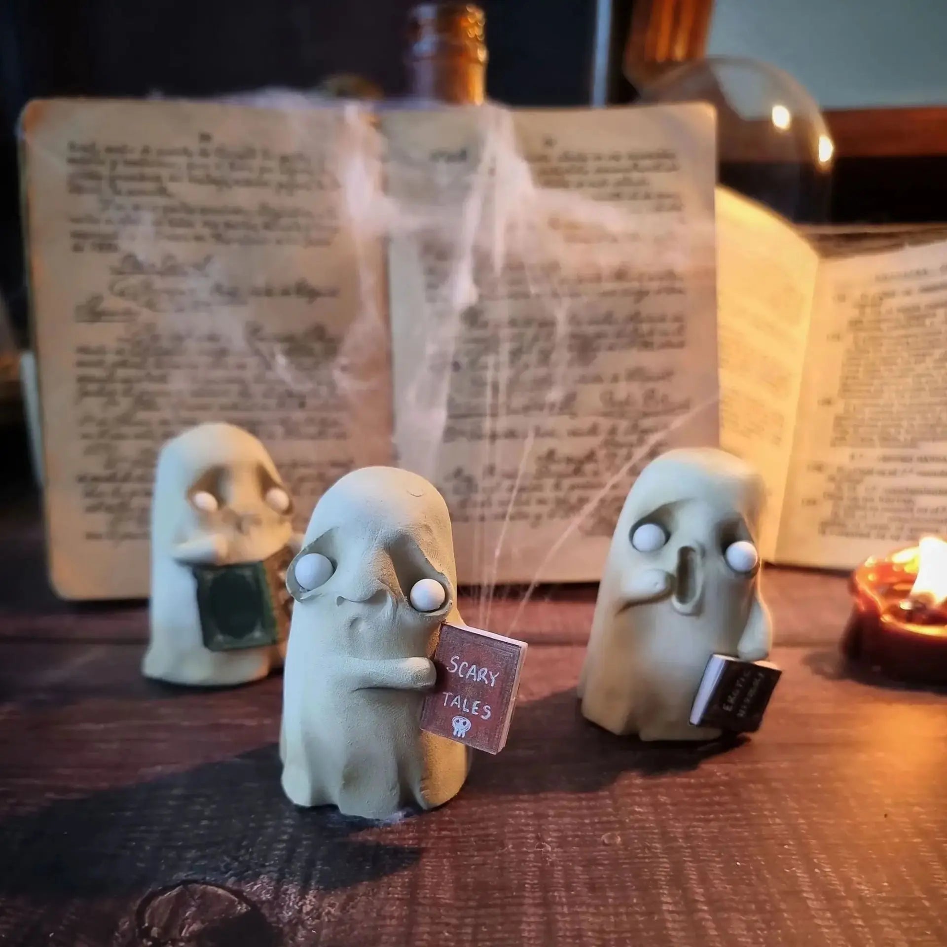 Spooky Bookish Ghost Decor