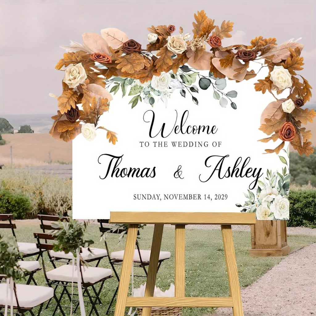 5.9ft Fall Eucalyptus Garland with Roses – Handcrafted Floral Table Runner