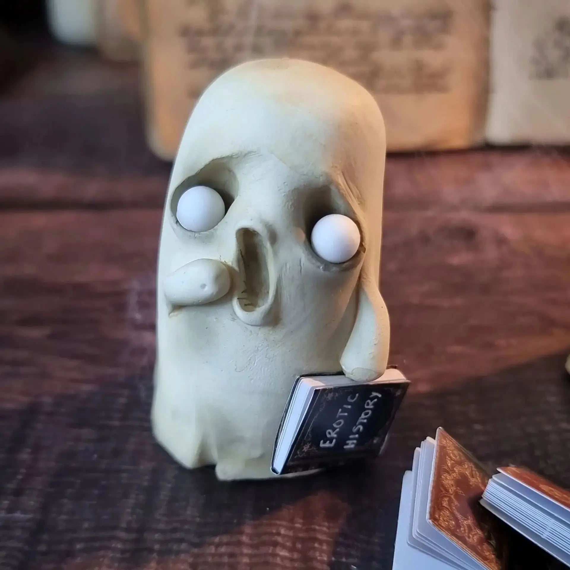 Spooky Bookish Ghost Decor